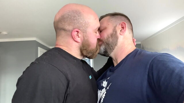 Watch Two Hairy Dads get Naked amateur gayporn bear big cock